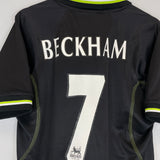 1998/99 MANCHESTER UNITED BECKHAM #7 AWAY SHIRT (M) UMBRO