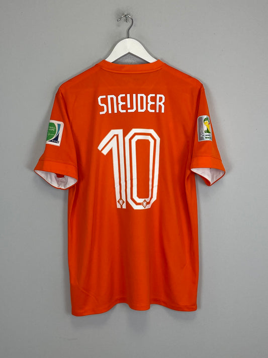 2014/15 NETHERLANDS SNEIJDER #10 HOME SHIRT (L) NIKE