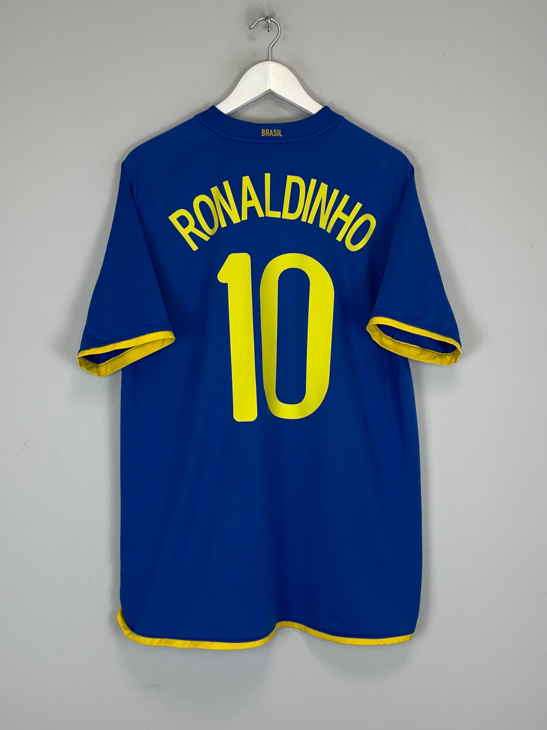 2008/10 BRAZIL RONALDINHO #10 AWAY SHIRT (L) NIKE