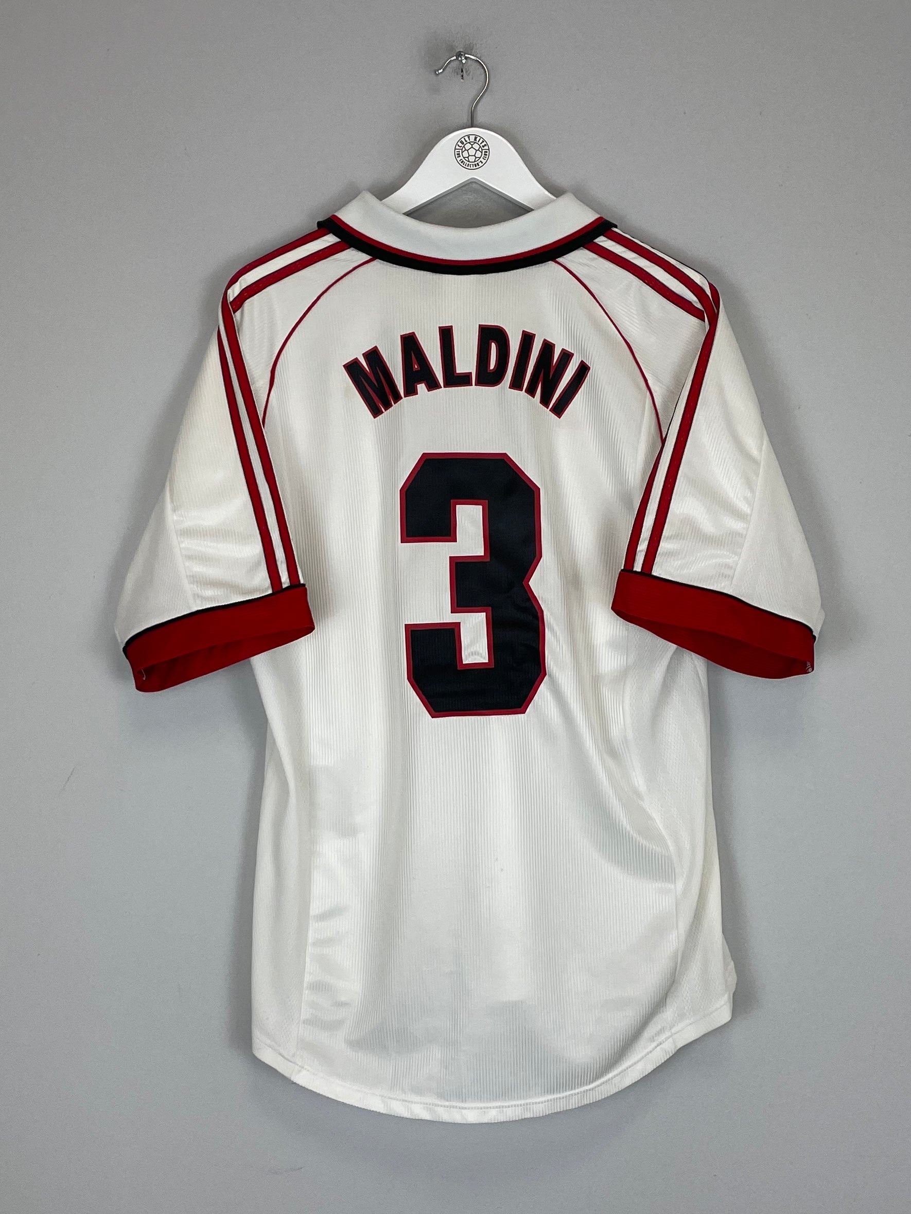 1998/99 AC MILAN MALDINI #3 AWAY SHIRT (L) ADIDAS