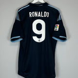 2009/10 REAL MADRID RONALDO #9 AWAY SHIRT (M) ADIDAS