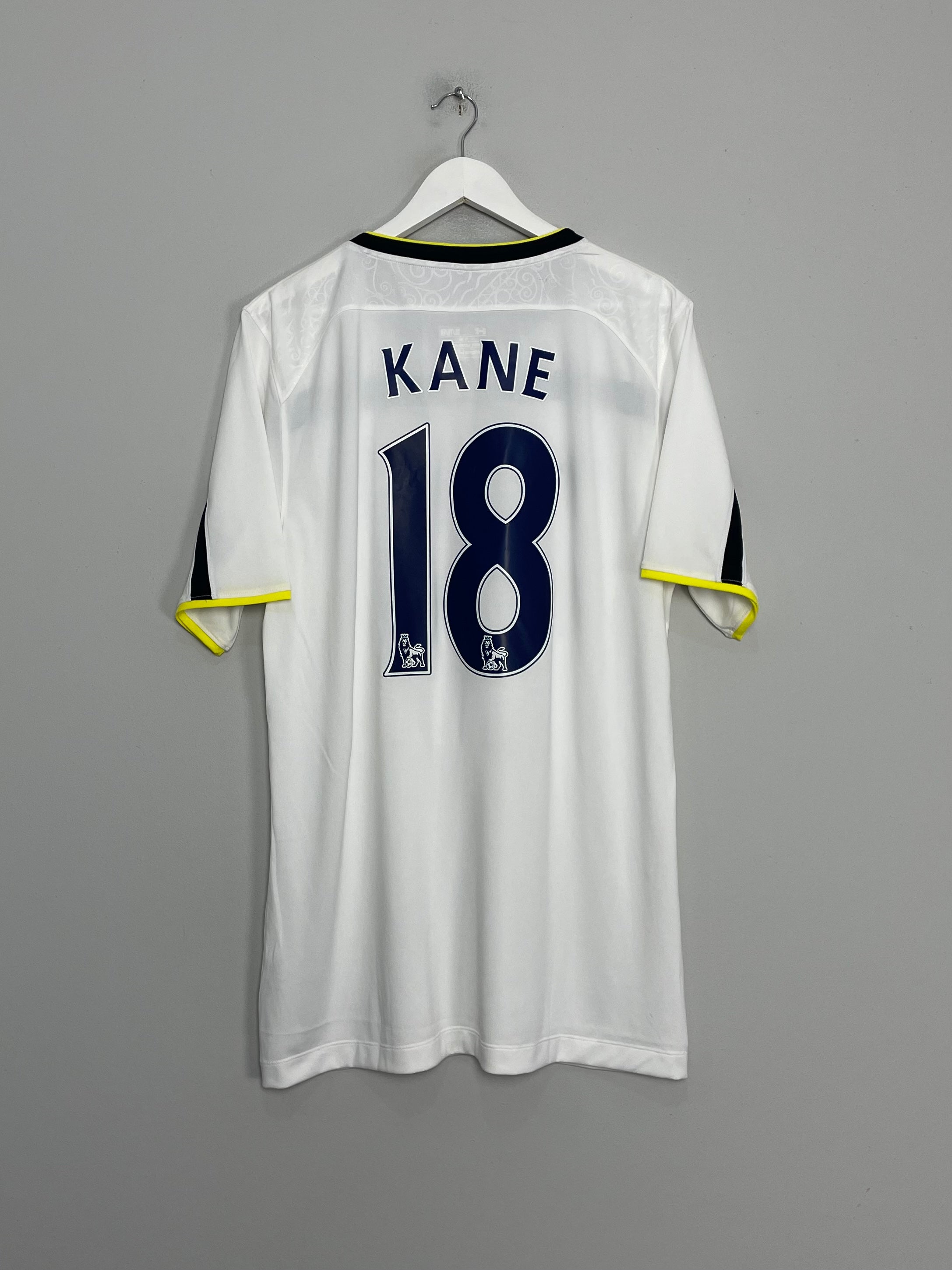 2014/15 TOTTENHAM KANE #18 HOME SHIRT (XL) UNDER ARMOUR