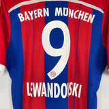 2014/15 BAYERN MUNICH LEWANDOWSKI #9 HOME SHIRT (M) ADIDAS