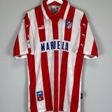 1997/98 ATLETICO MADRID SIMEONE #14 HOME SHIRT (XL) PUMA