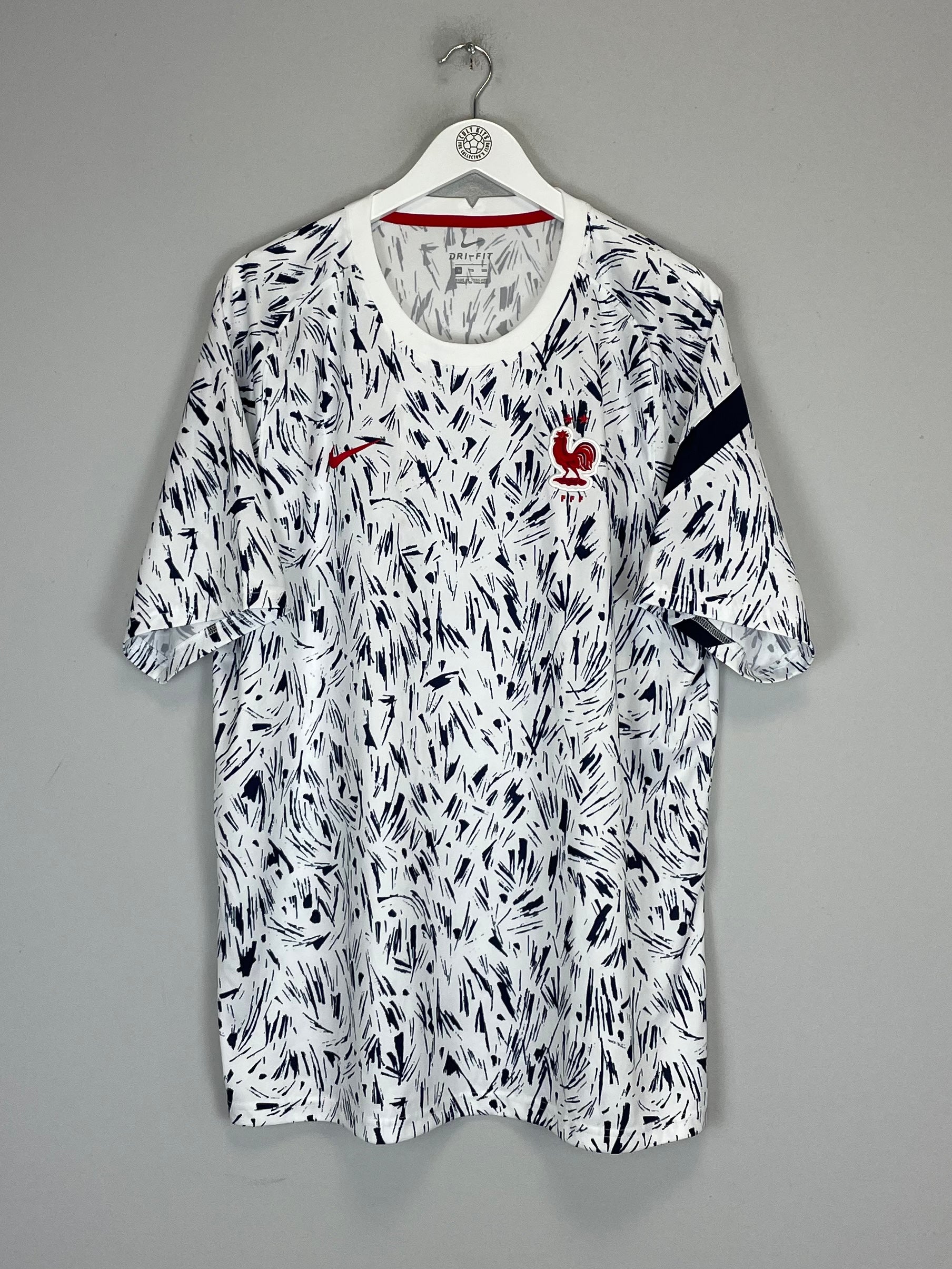 2020/21 FRANCE PRE-MATCH SHIRT (XXL) NIKE