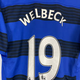 2011/12 MANCHESTER UNITED WELBECK #19 AWAY SHIRT (M) NIKE