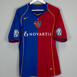 2004/06 FC BASEL HOME SHIRT (M) NIKE