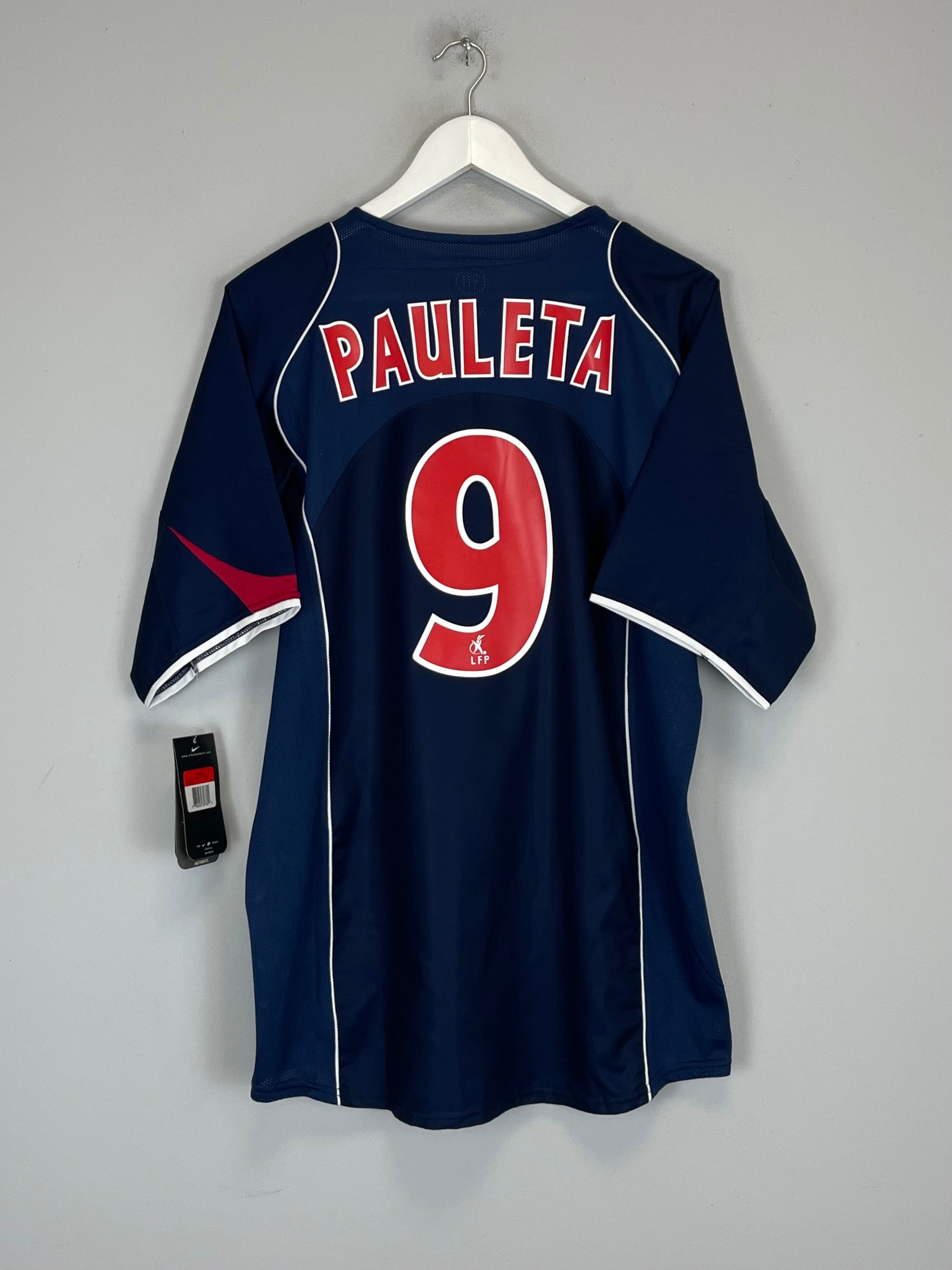 2004/05 PSG PAULETA #9 *BNWT* HOME SHIRT (L) NIKE