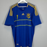 2012/13 UKRAINE SHEVCHENKO #7 AWAY SHIRT (XXL) ADIDAS