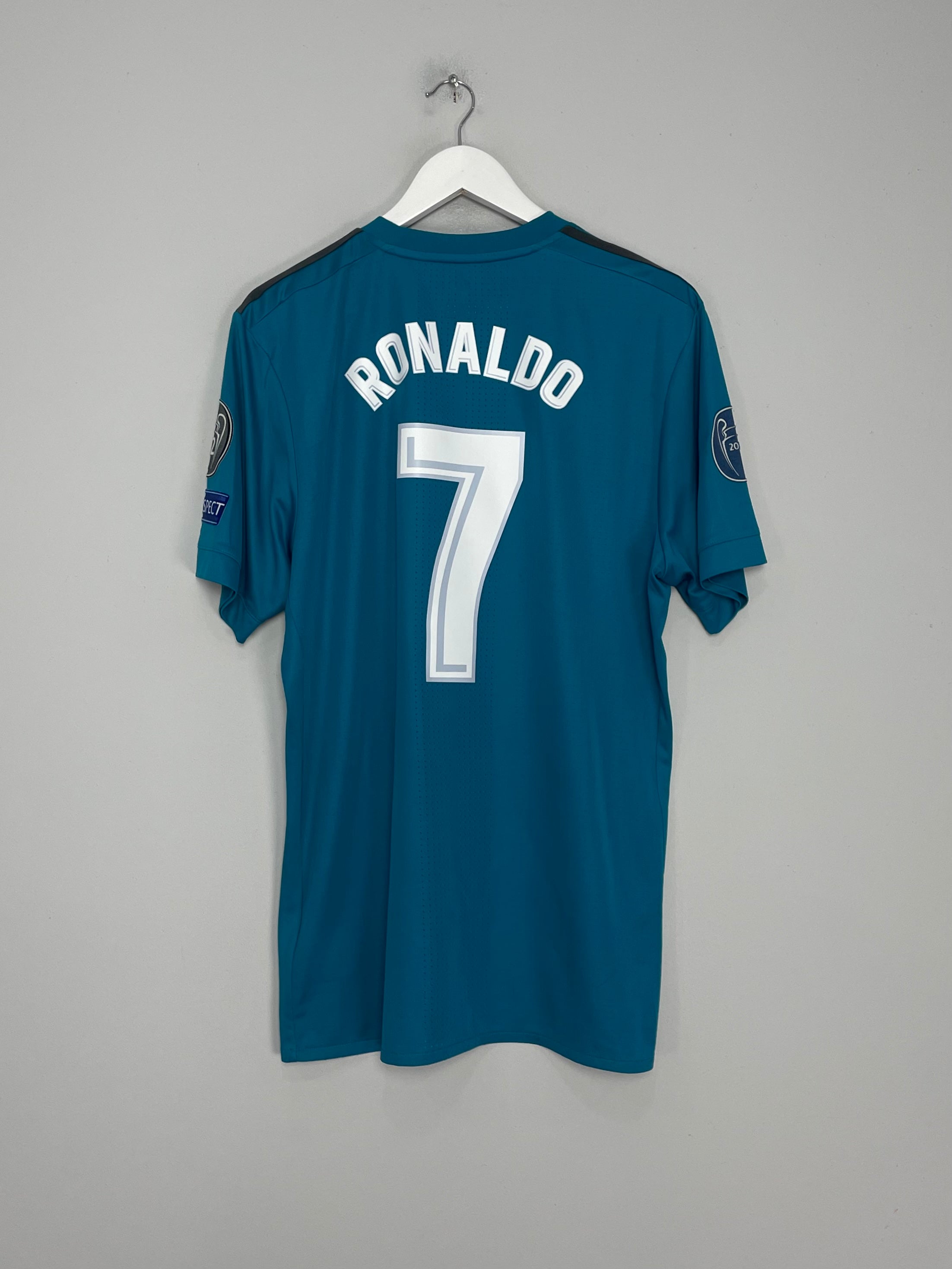 2017/18 REAL MADRID RONALDO #7 C/L THIRD SHIRT (XL) ADIDAS