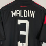 2008/09 AC MILAN MALDINI #3 THIRD SHIRT (M) ADIDAS