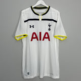 2014/15 TOTTENHAM KANE #18 HOME SHIRT (XL) UNDER ARMOUR