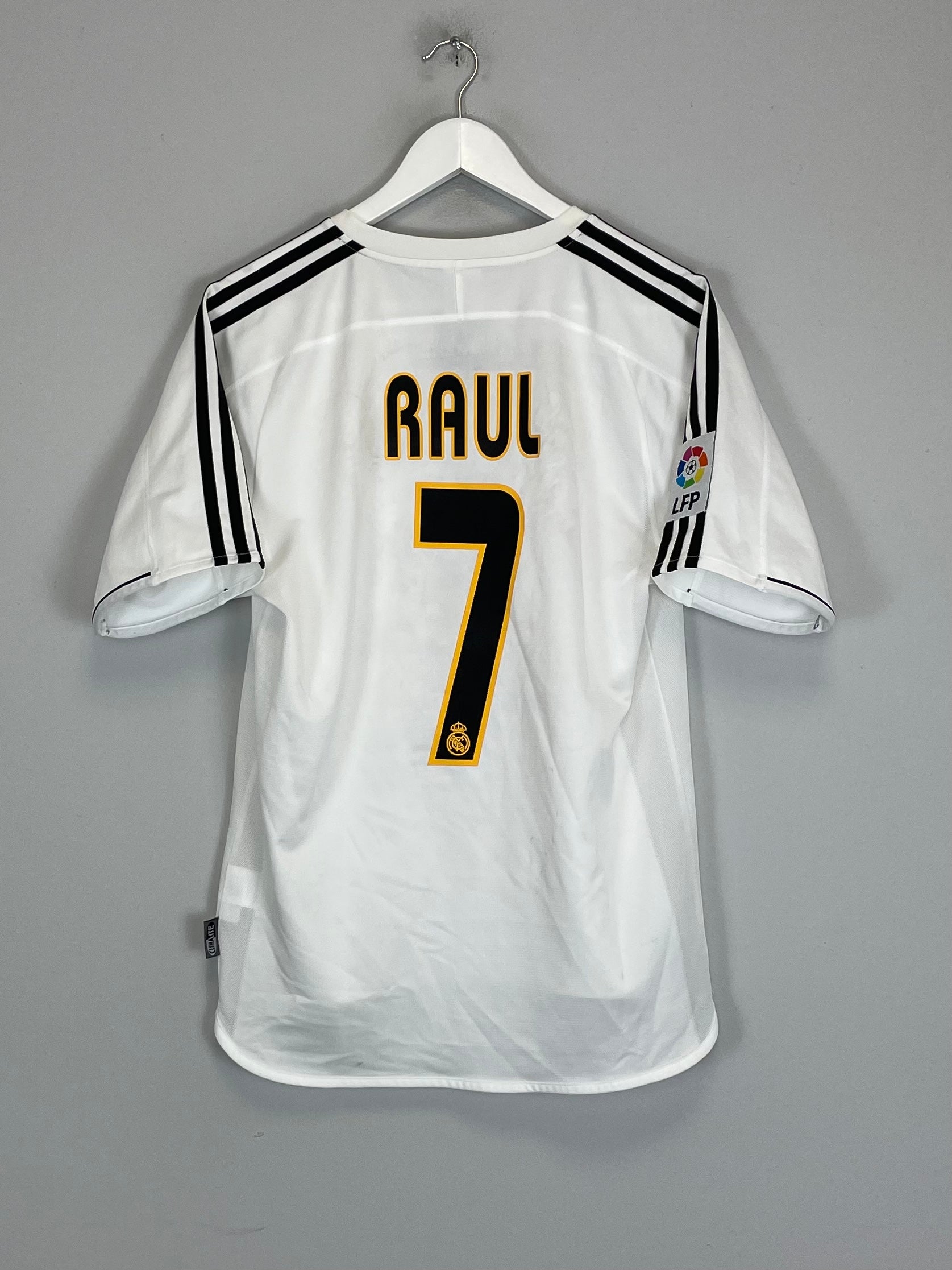 2003/04 REAL MADRID RAUL #7 HOME SHIRT (S) ADIDAS