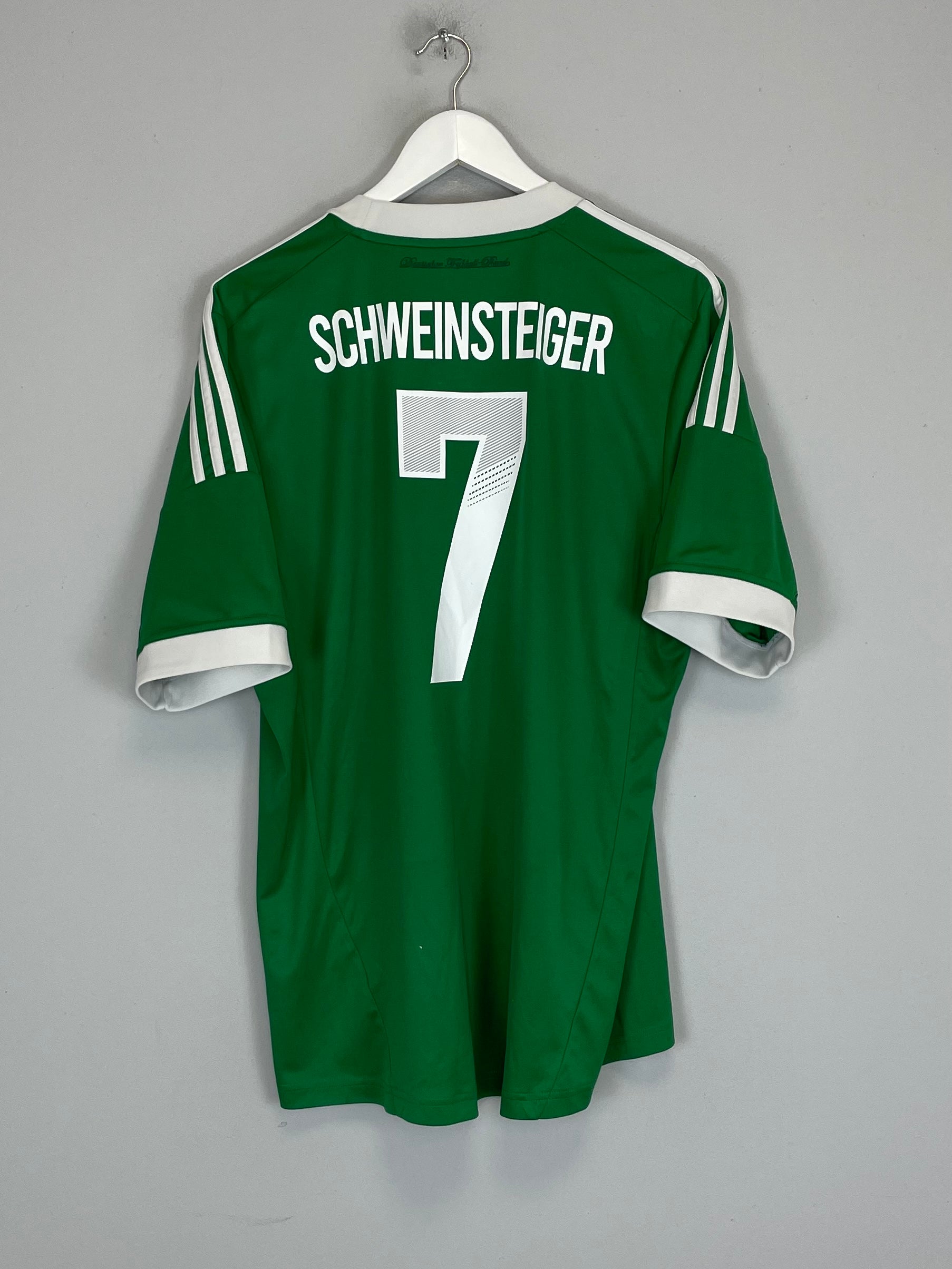 2012/13 GERMANY SCHWEINSTEIGER #7 AWAY SHIRT (L) ADIDAS