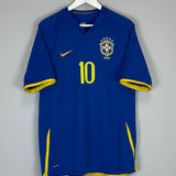 2008/10 BRAZIL RONALDINHO #10 AWAY SHIRT (L) NIKE