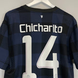 2013/14 MANCHESTER UNITED CHICHARITO #14 AWAY SHIRT (L) NIKE