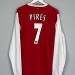 2006/08 ARSENAL PIRES #7 L/S HOME SHIRT (L) NIKE