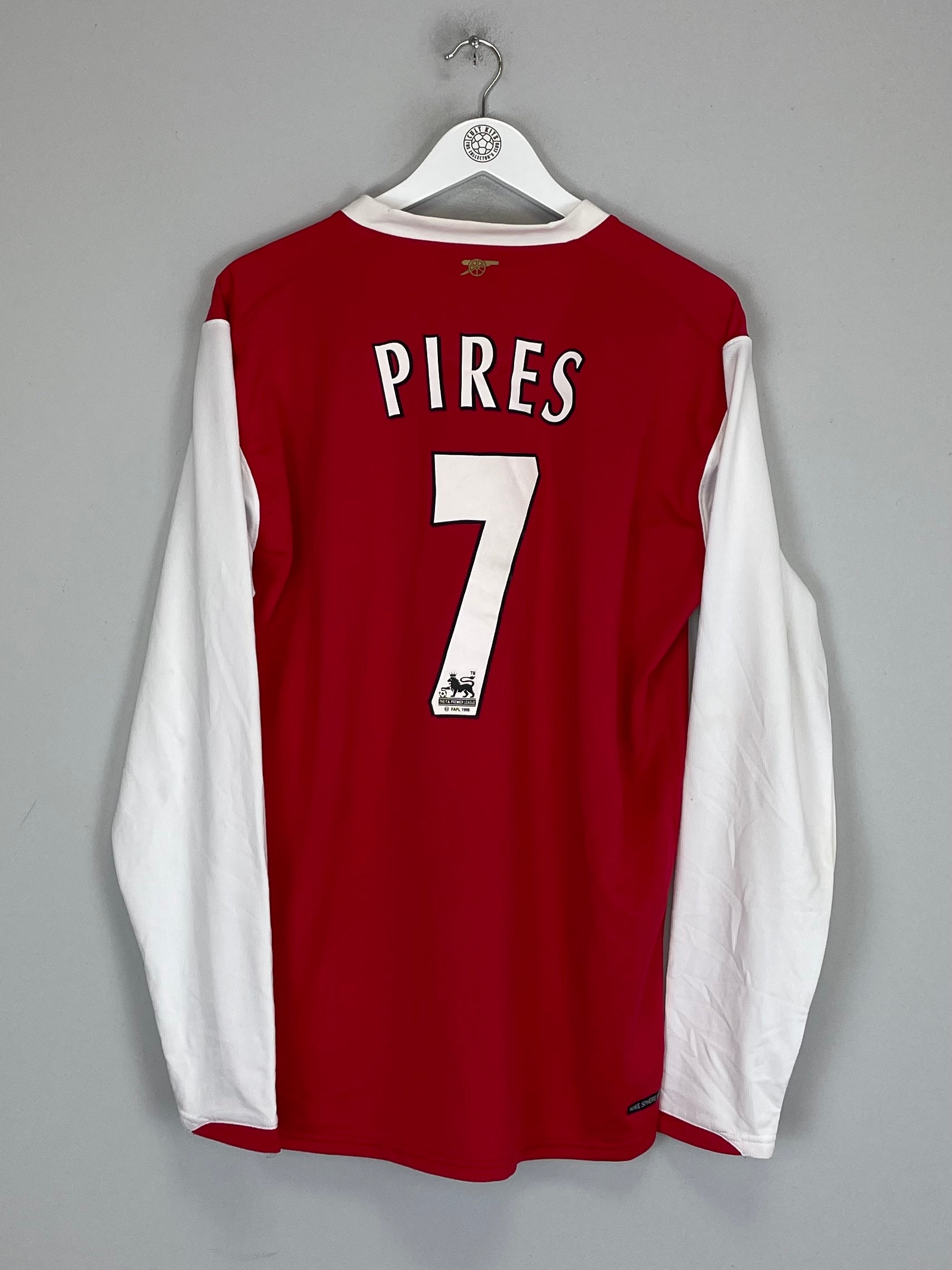 2006/08 ARSENAL PIRES #7 L/S HOME SHIRT (L) NIKE