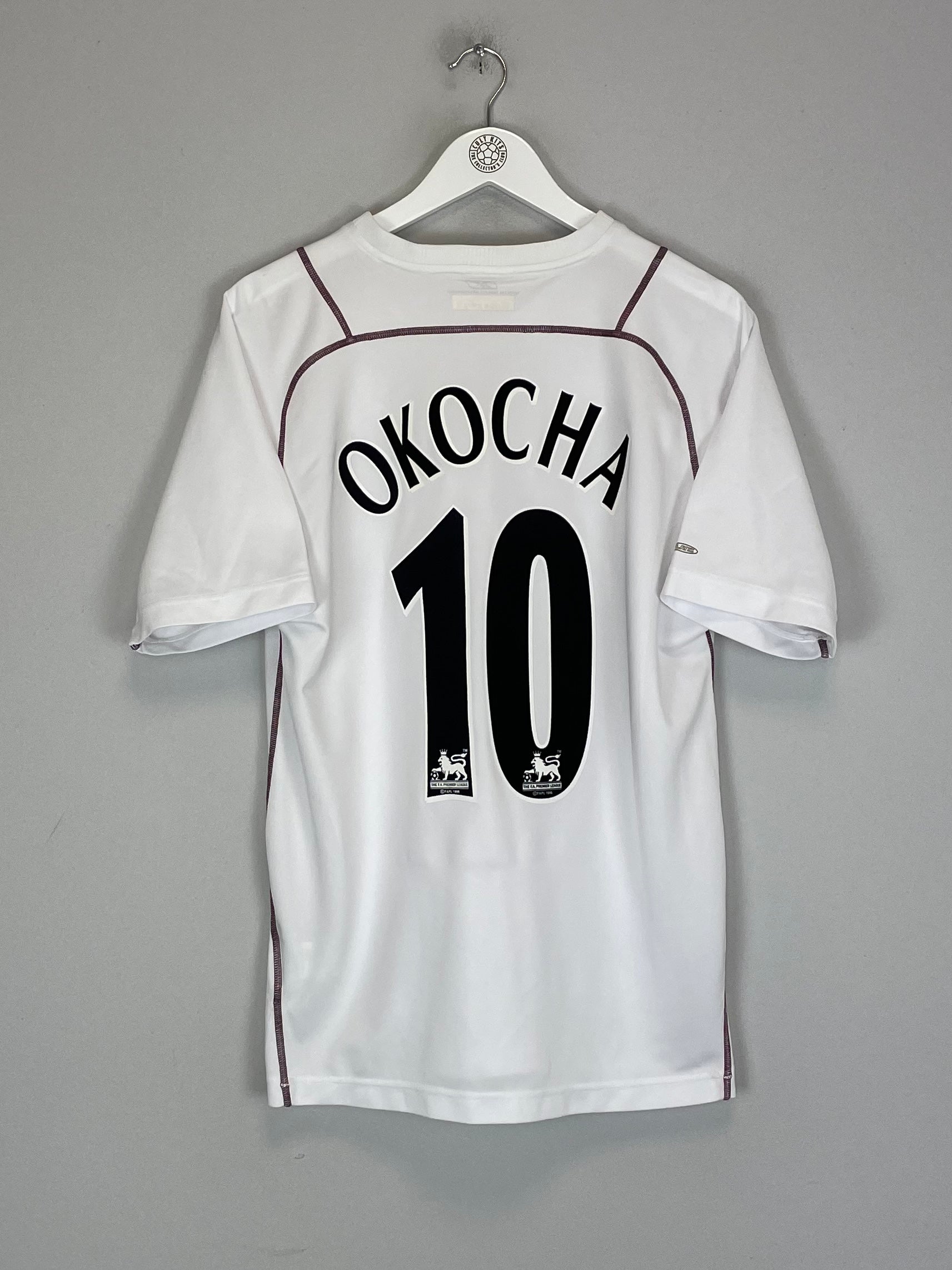 2003/05 BOLTON OKOCHA #10 HOME SHIRT (M) REEBOK