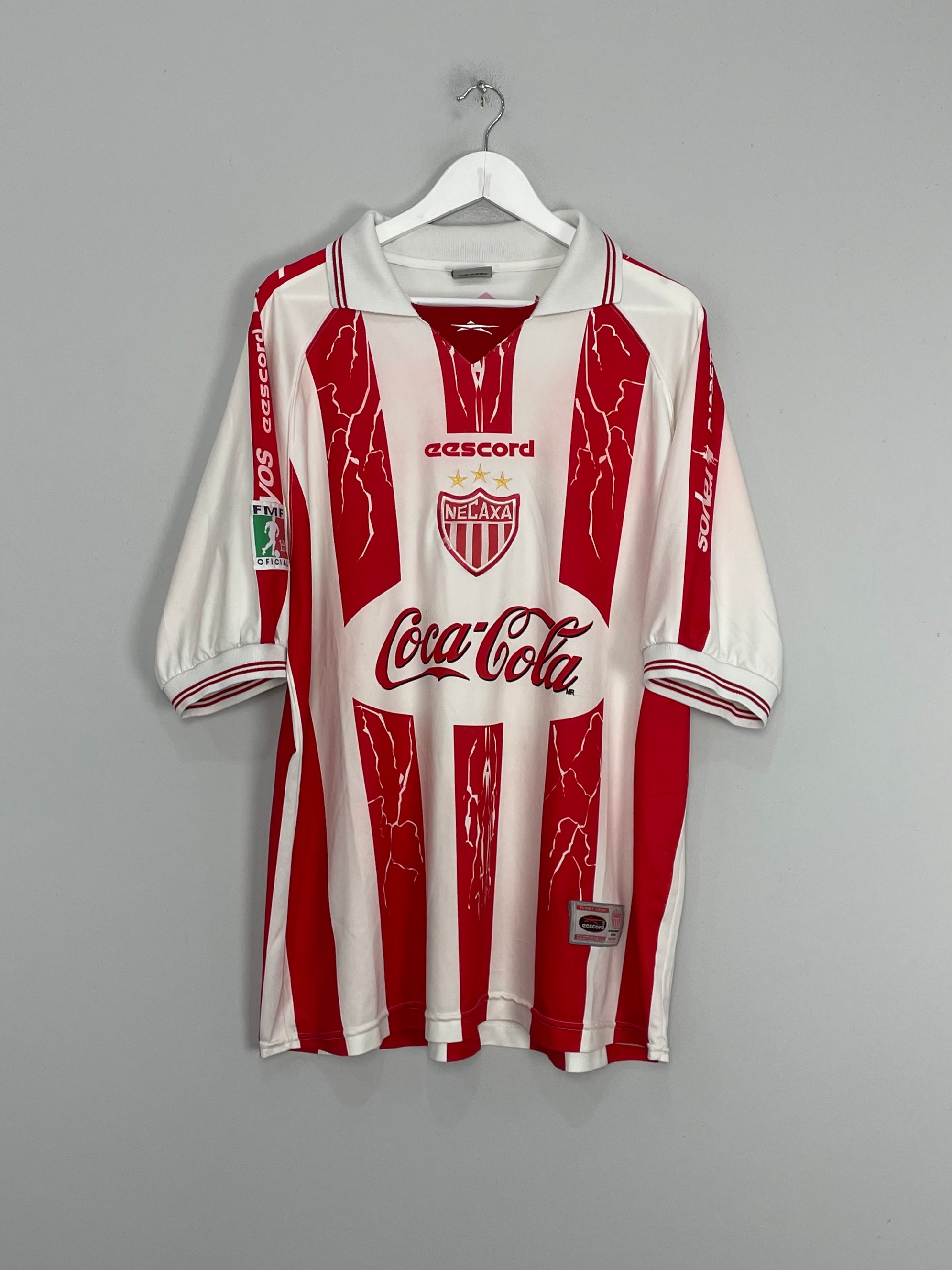 1999/00 NECAXA HOME SHIRT (XL) EESCORD