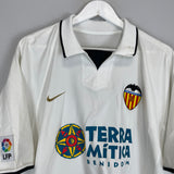 2002/03 VALENCIA AIMAR #10 HOME SHIRT (XL) NIKE