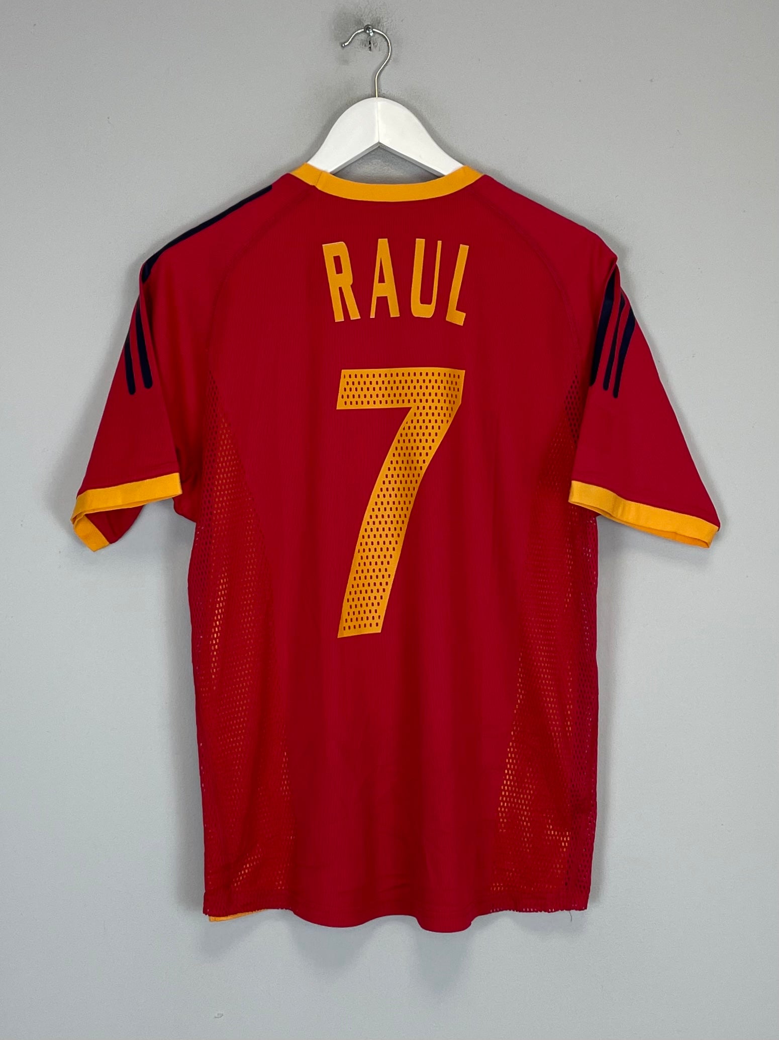 2002/04 SPAIN RAUL #7 *PLAYER ISSUE* HOME SHIRT (S) ADIDAS