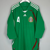 2008/10 MEXICO R.MARQUEZ #4 HOME SHIRT (XL) ADIDAS