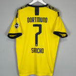 2019/20 DORTMUND SANCHO #7 HOME SHIRT (XL) PUMA