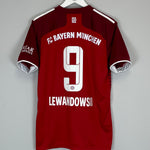 2021/22 BAYERN MUNICH LEWANDOWSKI #9 HOME SHIRT (M) ADIDAS