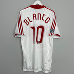 2008 CHICAGO FIRE BLANCO #10 AWAY SHIRT (L) ADIDAS