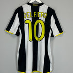 2008/09 JUVENTUS DEL PIERO #10 HOME SHIRT (M) NIKE