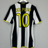 2008/09 JUVENTUS DEL PIERO #10 HOME SHIRT (M) NIKE