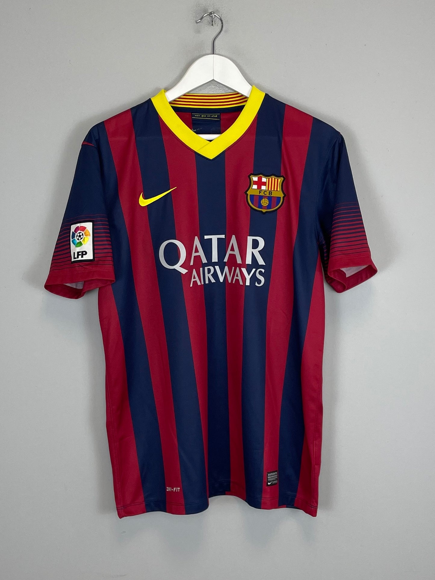 2013/14 BARCELONA MESSI #10 HOME SHIRT (M) NIKE