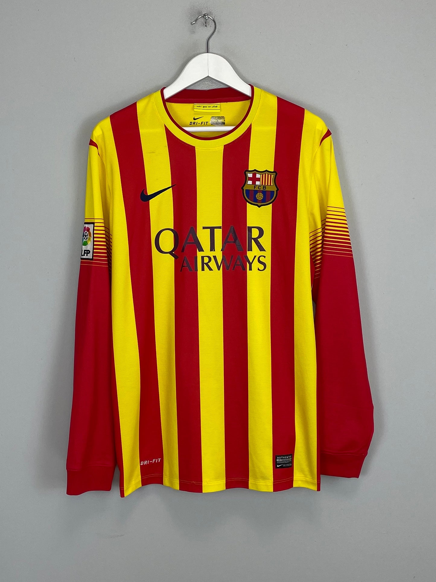 2013/14 BARCELONA MESSI #10 L/S AWAY SHIRT (L) NIKE