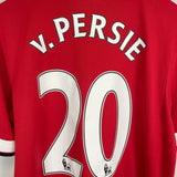 2014/15 MANCHESTER UNITED V.PERSIE #20 HOME SHIRT (M) NIKE