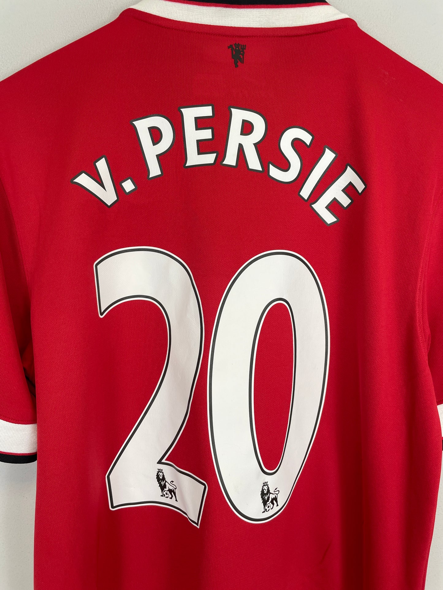 2014/15 MANCHESTER UNITED V.PERSIE #20 HOME SHIRT (M) NIKE