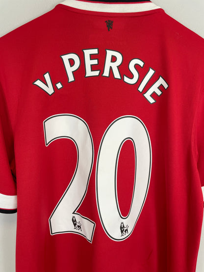 2014/15 MANCHESTER UNITED V.PERSIE #20 HOME SHIRT (M) NIKE