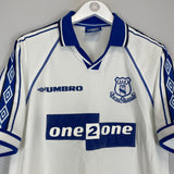 1998/99 EVERTON AWAY SHIRT (L) UMBRO