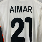 2001/02 VALENCIA AIMAR #21 *BNWT* HOME SHIRT (XL) NIKE