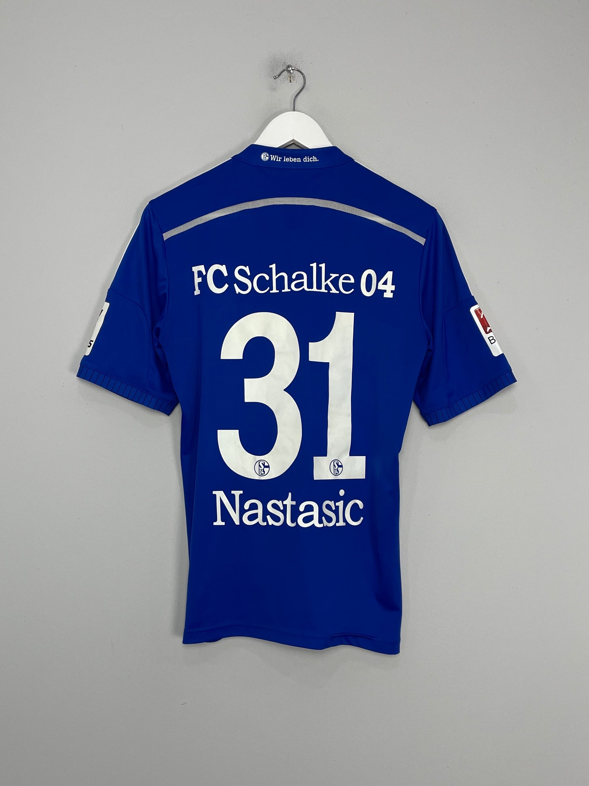 2014/16 SCHALKE NASTASIC #31 HOME SHIRT (S) ADIDAS