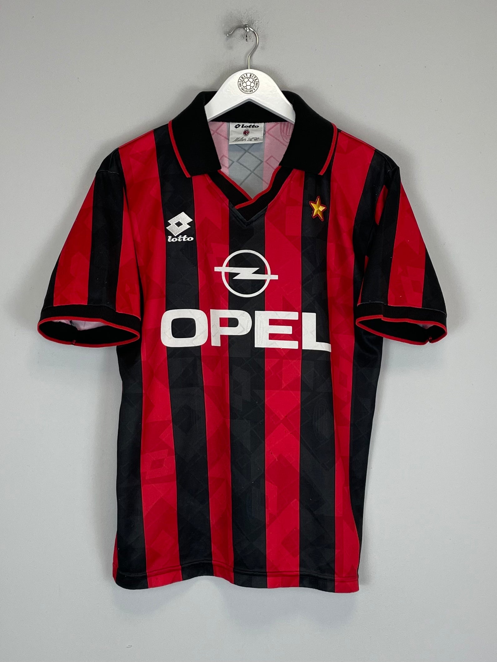 1994/95 AC MILAN #7 HOME SHIRT (M) LOTTO