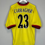 1997/99 LIVERPOOL CARRAGHER #23 AWAY SHIRT (XXL) REEBOK