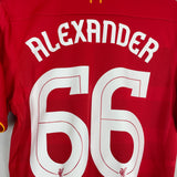 2016/17 LIVERPOOL ALEXANDER #66 HOME SHIRT (M) NEW BALANCE