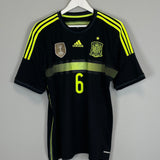 2013/15 SPAIN A.INIESTA #6 AWAY SHIRT (L) ADIDAS