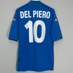 2002 ITALY DEL PIERO #10 HOME SHIRT (XL) KAPPA