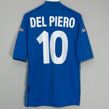 2002 ITALY DEL PIERO #10 HOME SHIRT (XL) KAPPA