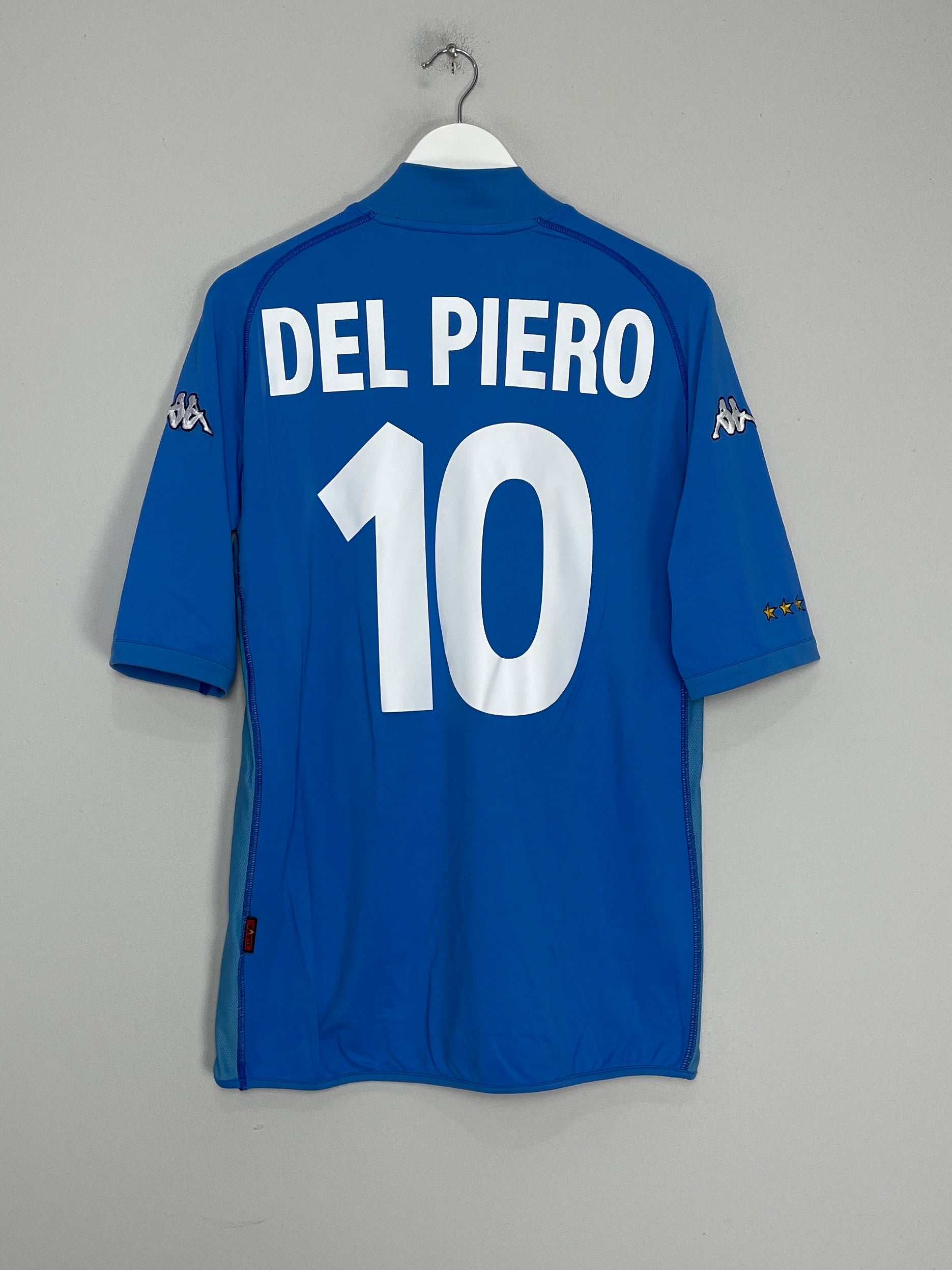 2002 ITALY DEL PIERO #10 HOME SHIRT (XL) KAPPA