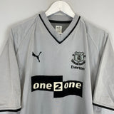 2001/02 EVERTON CAMPBELL #9 AWAY SHIRT (L) PUMA