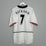 2002/03 MANCHESTER UNITED BECKHAM #7 AWAY SHIRT (M) NIKE