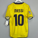 2008/10 BARCELONA MESSI #10 *BNWT* AWAY SHIRT (S) NIKE